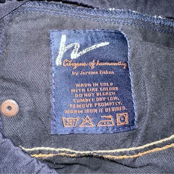 7 For All Mankind Maternity Jeans Bootcut Belly Panel Stretch Denim Size 30 USA - Picture 10 of 10